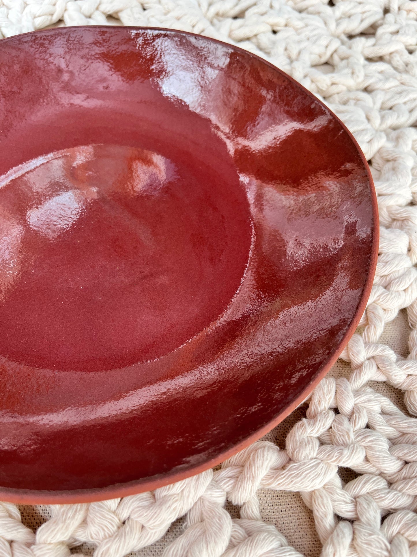 raspberry shallow plate