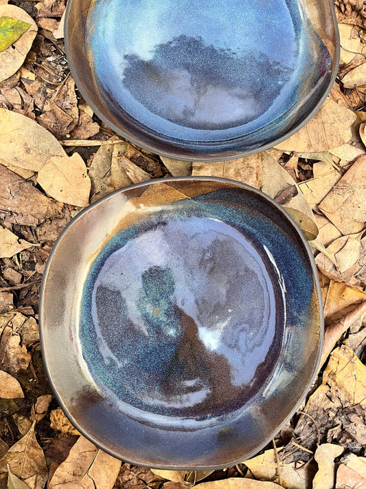 duo de pratos rasos terra e mar