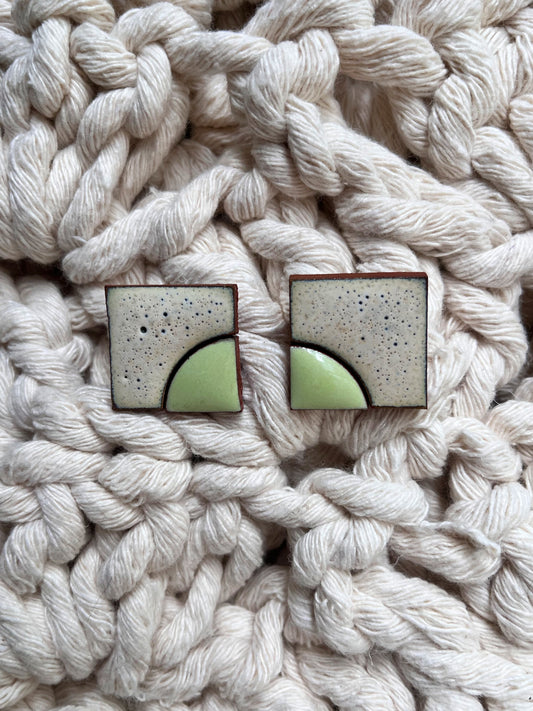 silver earring metamorphosis walking