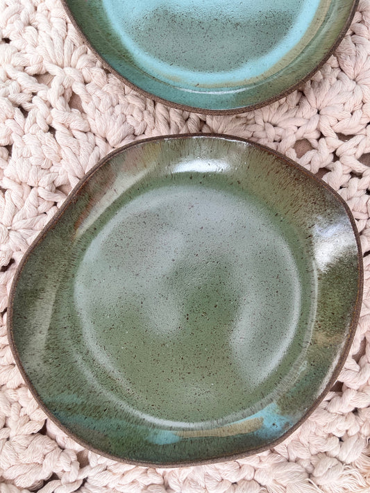 duo de pratos rasos capim-limão