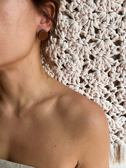 walking metamorphosis earring