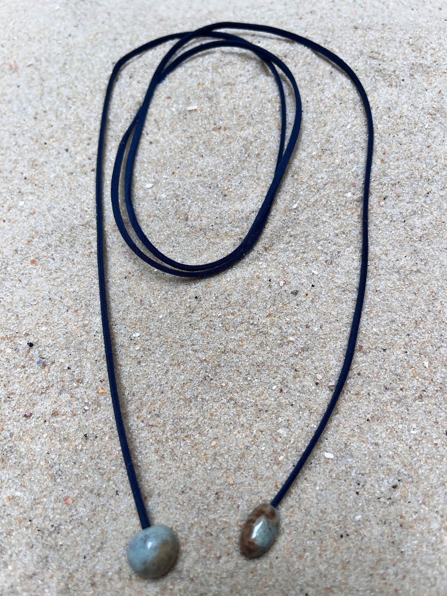 Necklace/choker for a happy day | navy blue
