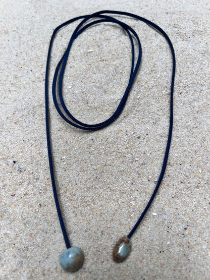 Necklace/choker for a happy day | navy blue