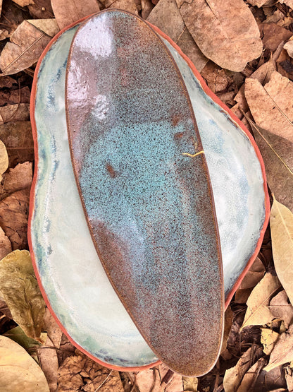cerâmica decorativa turquesa