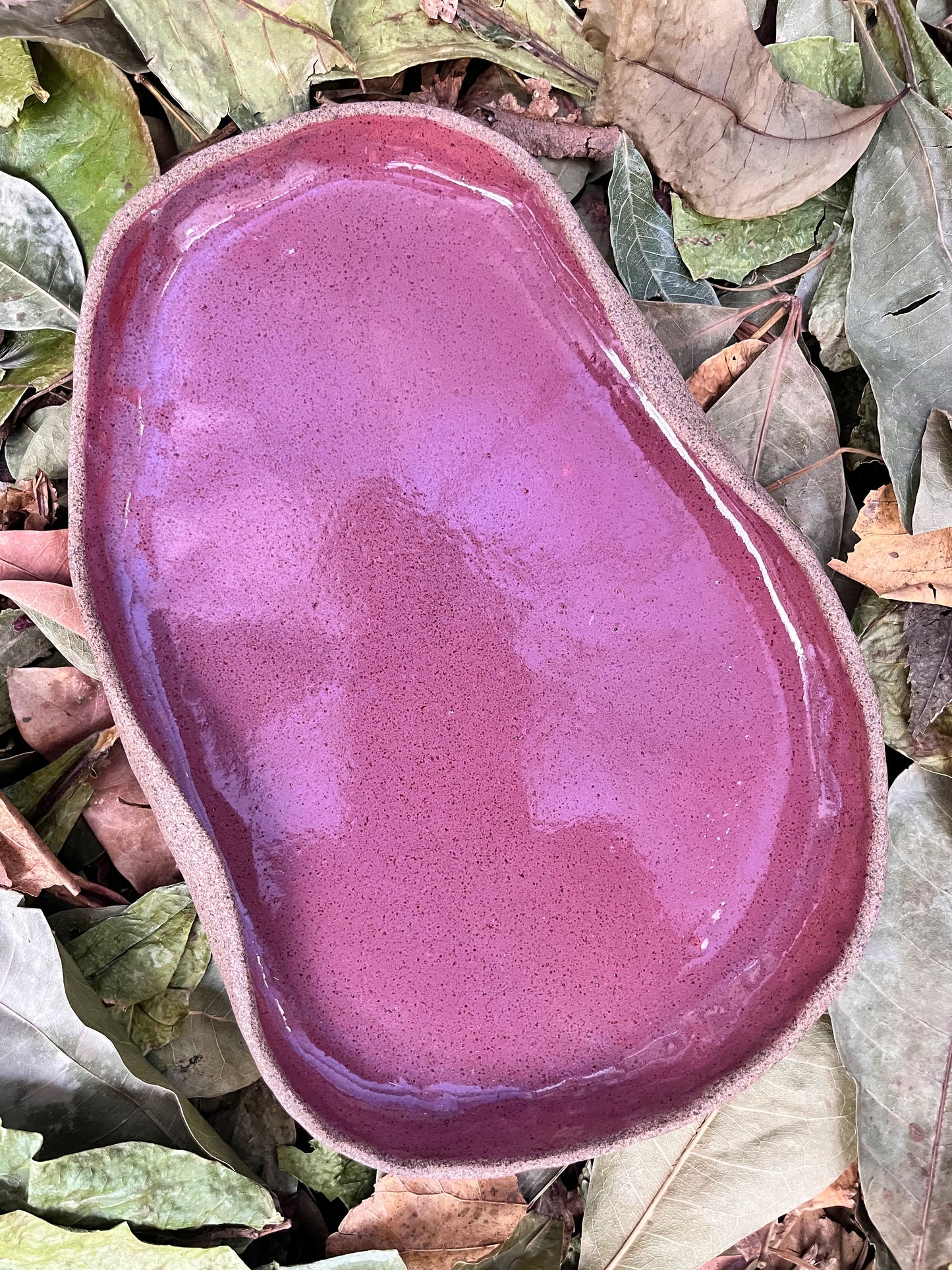prato de servir açaí