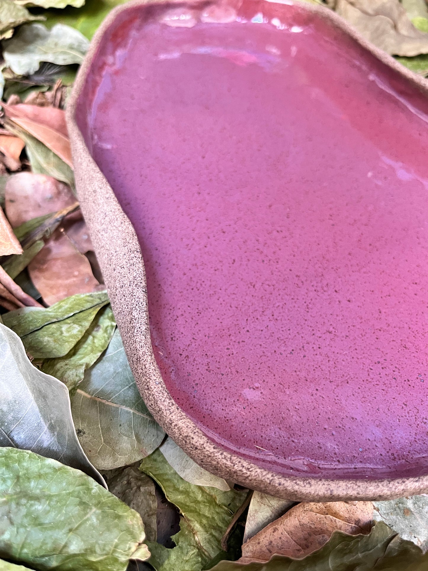 prato de servir açaí