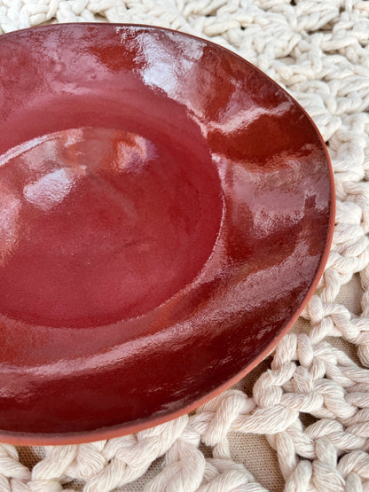 raspberry shallow plate