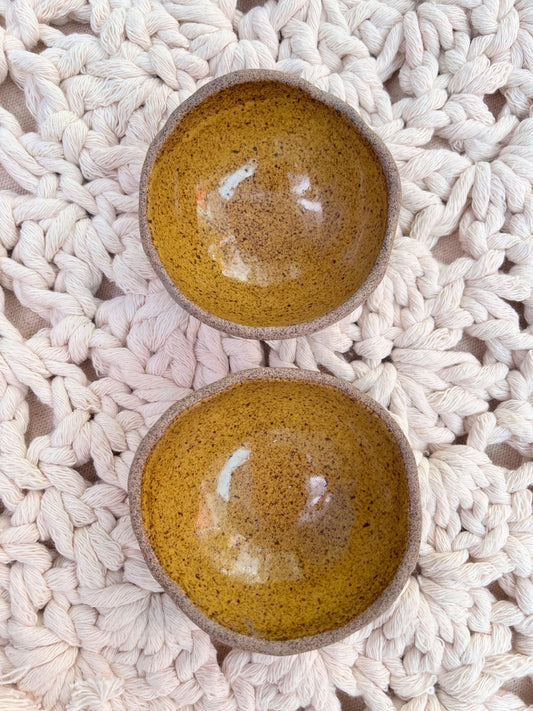 duo of mustard sauce dishes