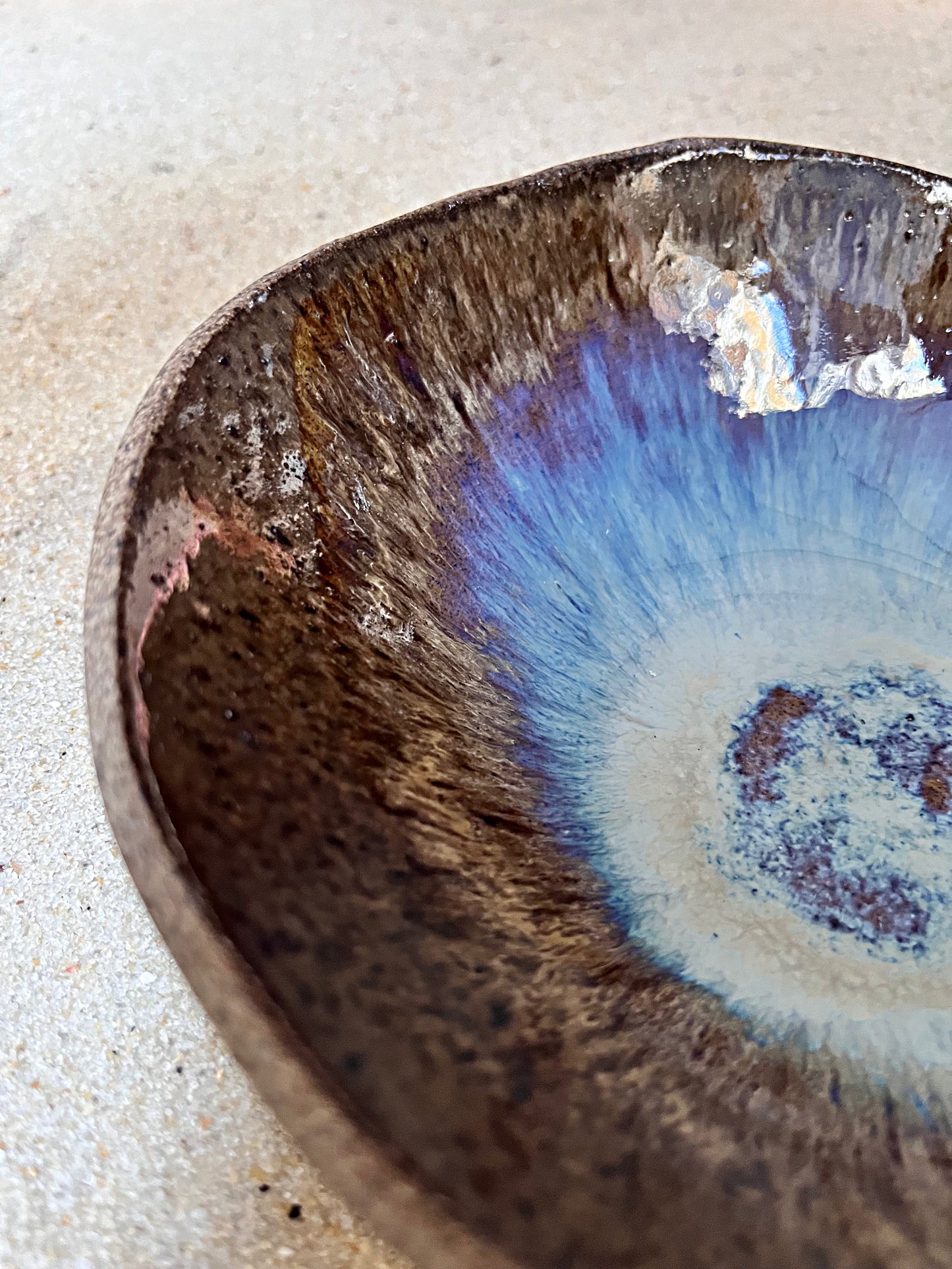 little bowl with blue eyes