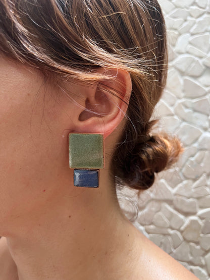 silver earring beyond the horizon