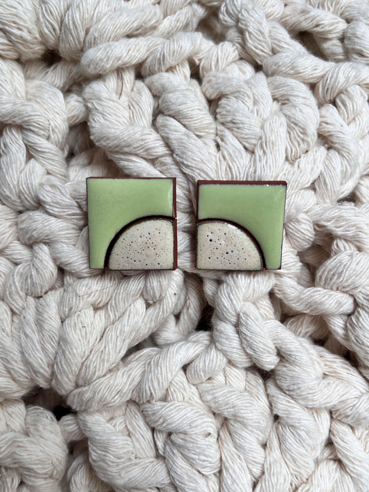 silver earring metamorphosis walking