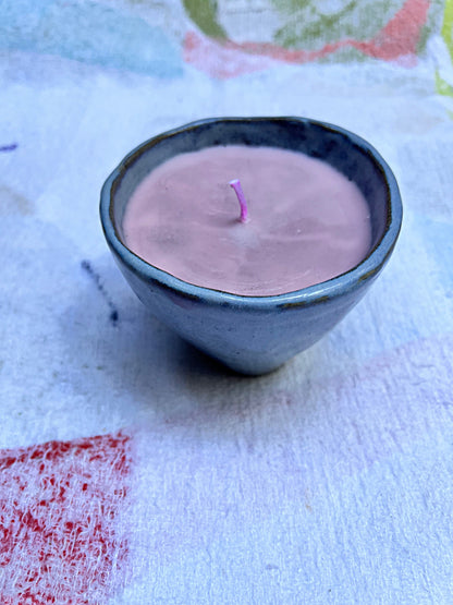 small candlestick vase morning sky