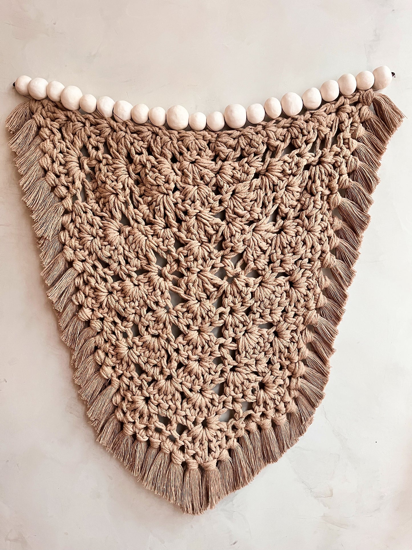 crochet with light mist ceramic