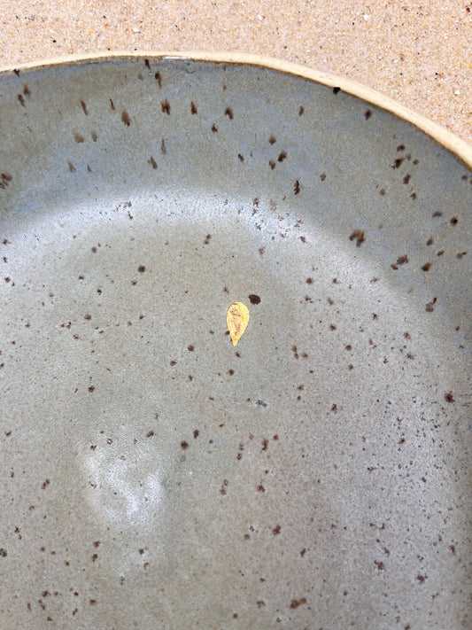 Scars collection | shallow plate, drop in the sky of brigadeiro (Brazilian chocolate fudge)