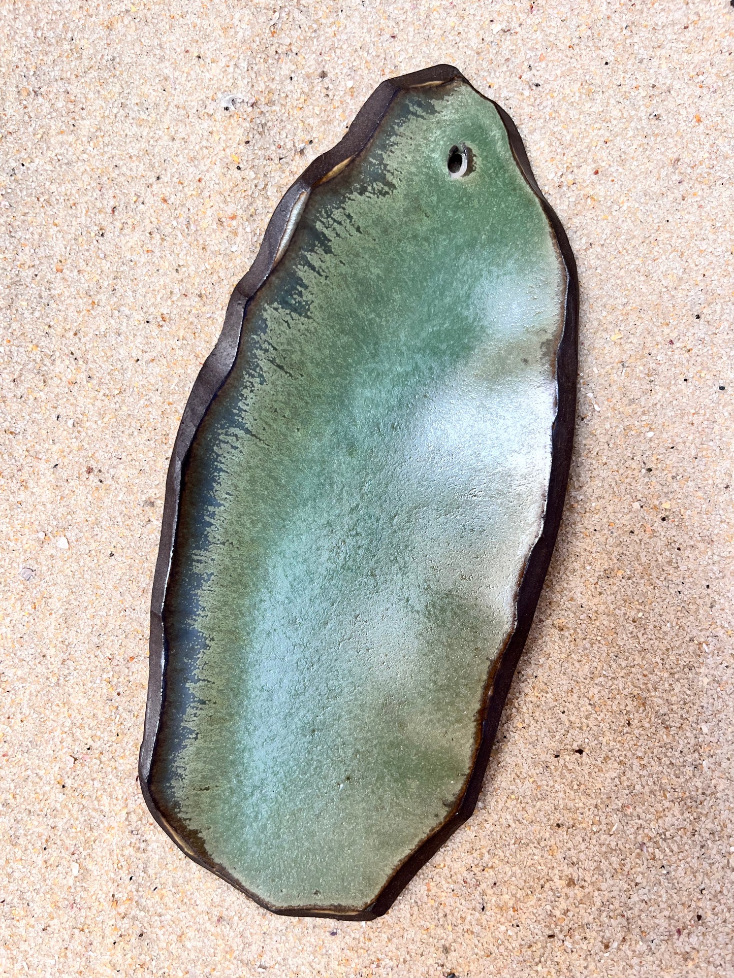 olive incense burner