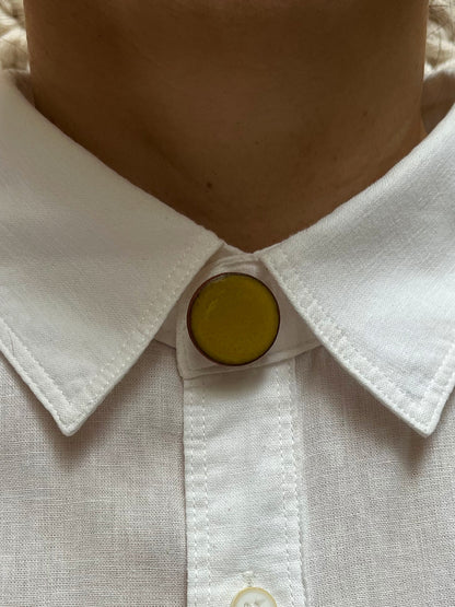capa de botão em cerâmica pela luz dos olhos teus