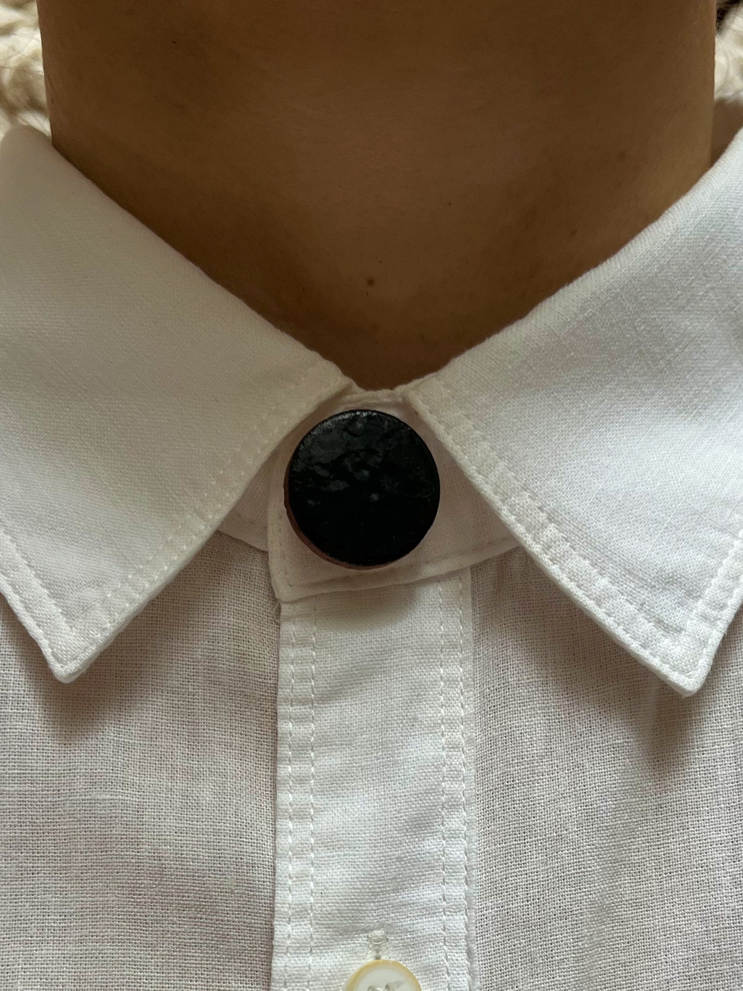 capa de botão em cerâmica pela luz dos olhos teus